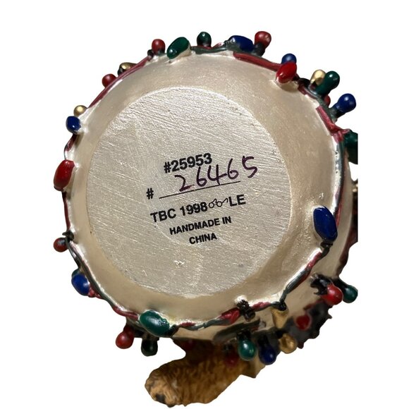 Boyds Bears Bearstone Noel Bruinski Da Electrician LE 25953 Ornament Dated 1998 - Picture 12 of 16